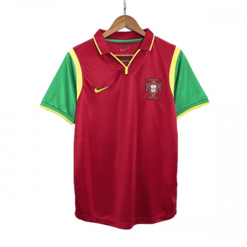 Fotbalový Dres Portugalsko Domácí Dresy Retro 1998 Fotbalový Dres Portugalsko Domácí Dresy Retro 1998