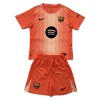 Dětský Fotbalový Dres FC Barcelona Brankářské 2025-26 Oranžový