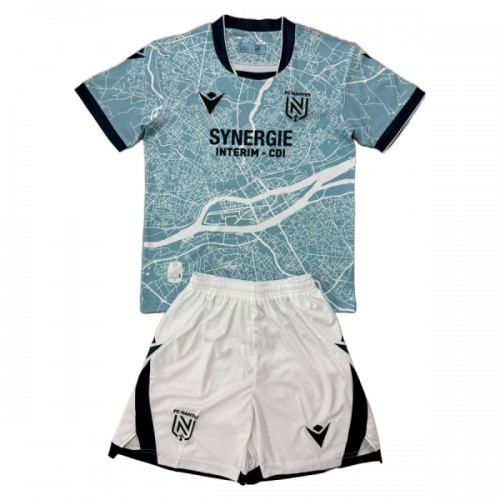 Dětský Fotbalový Dres FC Nantes Venkovní Dresy 2025-26 Dětský Fotbalový Dres FC Nantes Venkovní Dresy 2025-26