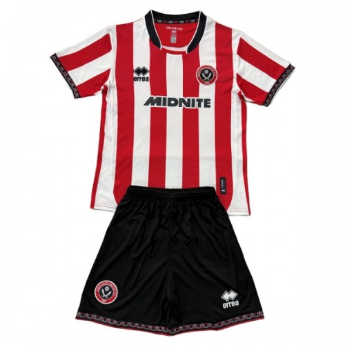 Dětský Fotbalový Dres Sheffield United Domácí Dresy 2025-26 Dětský Fotbalový Dres Sheffield United Domácí Dresy 2025-26