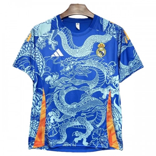 Fotbalový Dres Real Madrid Dragon Speciální 2025-26 Modrá Fotbalový Dres Real Madrid Dragon Speciální 2025-26 Modrá