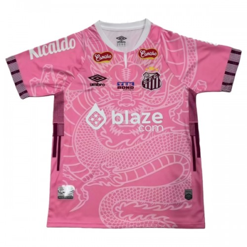Fotbalový Dres Santos FC Dragon 2025-26 Růžová Fotbalový Dres Santos FC Dragon 2025-26 Růžová