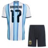 Dětský Fotbalový Dres Argentina Garnacho 17 Domácí Dresy Mistrovství Světa 2026 Dětský Fotbalový Dres Argentina Garnacho 17 Domácí Dresy Mistrovství Světa 2026