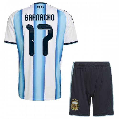 Dětský Fotbalový Dres Argentina Garnacho 17 Domácí Dresy Mistrovství Světa 2026 Dětský Fotbalový Dres Argentina Garnacho 17 Domácí Dresy Mistrovství Světa 2026