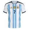 Fotbalový Dres Argentina De Paul 7 Domácí Dresy Mistrovství Světa 2026