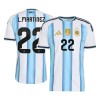 Fotbalový Dres Argentina Lautaro Martinez 22 Domácí Dresy Mistrovství Světa 2026 Fotbalový Dres Argentina Lautaro Martinez 22 Domácí Dresy Mistrovství Světa 2026