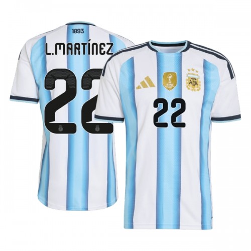 Fotbalový Dres Argentina Lautaro Martinez 22 Domácí Dresy Mistrovství Světa 2026 Fotbalový Dres Argentina Lautaro Martinez 22 Domácí Dresy Mistrovství Světa 2026
