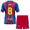 Dětský Fotbalový Dres FC Barcelona Pedri 8 Čtvrtý Dresy 2025-26