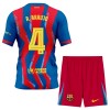 Dětský Fotbalový Dres FC Barcelona R. Araujo 4 Čtvrtý Dresy 2025-26
