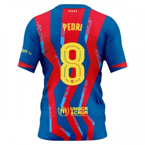 Fotbalový Dres FC Barcelona Pedri 8 Čtvrtý Dresy 2025-26 Fotbalový Dres FC Barcelona Pedri 8 Čtvrtý Dresy 2025-26
