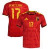 Fotbalový Dres Belgie De Ketelaere 17 Domácí Dresy Mistrovství Světa 2026 Fotbalový Dres Belgie De Ketelaere 17 Domácí Dresy Mistrovství Světa 2026