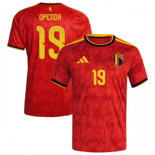 Fotbalový Dres Belgie Openda 19 Domácí Dresy Mistrovství Světa 2026 Fotbalový Dres Belgie Openda 19 Domácí Dresy Mistrovství Světa 2026