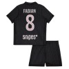 Dětský Fotbalový Dres Paris Saint-Germain Fabian 8 Čtvrtý Dresy Jordan 2025-26 Dětský Fotbalový Dres Paris Saint-Germain Fabian 8 Čtvrtý Dresy Jordan 2025-26