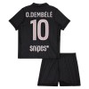 Dětský Fotbalový Dres Paris Saint-Germain O. Dembele 10 Čtvrtý Dresy Jordan 2025-26