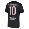 Fotbalový Dres Paris Saint-Germain O. Dembele 10 Čtvrtý Dresy Jordan 2025-26