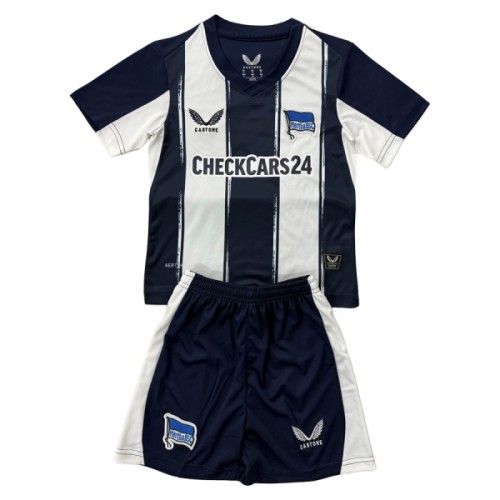 Dětský Fotbalový Dres Hertha BSC Domácí Dresy 2025-26 Dětský Fotbalový Dres Hertha BSC Domácí Dresy 2025-26
