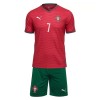 Dětský Fotbalový Dres Portugalsko Ronaldo 7 Domácí Dresy Mistrovství Světa 2026