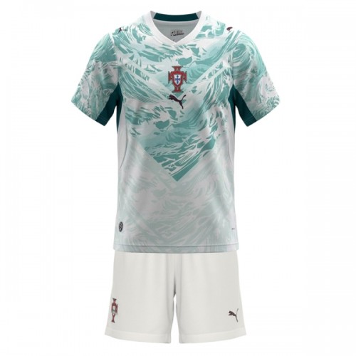 Dětský Fotbalový Dres Portugalsko Venkovní Dresy Mistrovství Světa 2026 Dětský Fotbalový Dres Portugalsko Venkovní Dresy Mistrovství Světa 2026