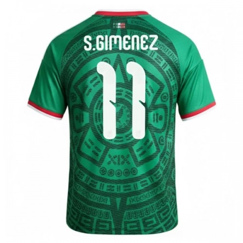 Fotbalový Dres Mexiko S.Gimenez 11 Domácí Dresy Mistrovství Světa 2026 Fotbalový Dres Mexiko S.Gimenez 11 Domácí Dresy Mistrovství Světa 2026