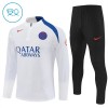 Dětský Paris Saint-Germain Tréninkový Mikina Čtvrt Zip 2025-26 Bílá