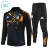 Dětský Real Madrid Tréninkový Mikina Čtvrt Zip 2025-26 Černá