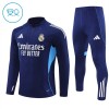 Dětský Real Madrid Tréninkový Mikina Čtvrt Zip 2025-26 Navy