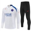 Paris Saint-Germain Tréninkový Mikina Čtvrt Zip 2025-26 Bílá Paris Saint-Germain Tréninkový Mikina Čtvrt Zip 2025-26 Bílá
