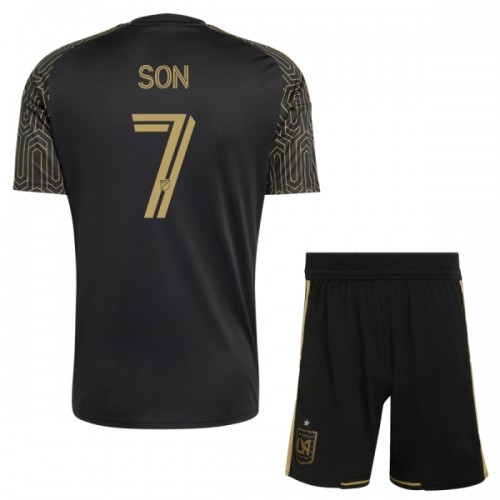 Dětský Fotbalový Dres Los Angeles FC Son 7 Domácí Dresy 2026 Dětský Fotbalový Dres Los Angeles FC Son 7 Domácí Dresy 2026