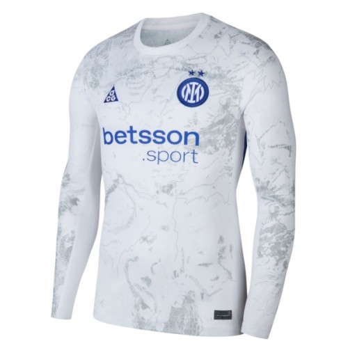 Fotbalový Dres Inter Milán Brankářské 2025-26 Dlouhý Rukáv Fotbalový Dres Inter Milán Brankářské 2025-26 Dlouhý Rukáv