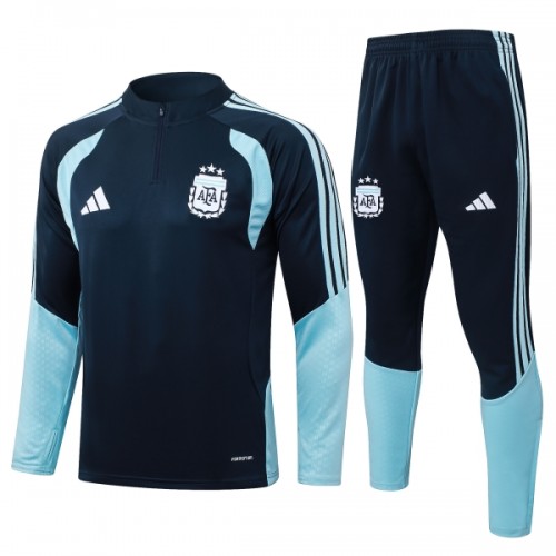 Argentina Tréninkový Mikina Čtvrt Zip 2026-27 Navy Argentina Tréninkový Mikina Čtvrt Zip 2026-27 Navy
