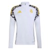Real Madrid Tréninkový Mikina Čtvrt Zip 2026-27 Bílá