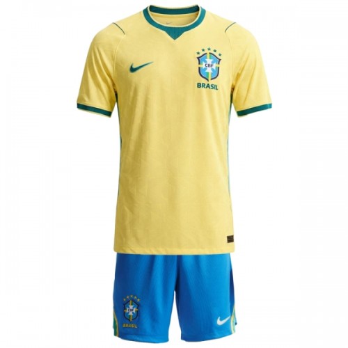 Dětský Fotbalový Dres Brazílie Domácí Dresy Mistrovství Světa 2026 Dětský Fotbalový Dres Brazílie Domácí Dresy Mistrovství Světa 2026