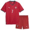 Dětský Fotbalový Dres Portugalsko Ronaldo 7 Domácí Dresy Mistrovství Světa 2026