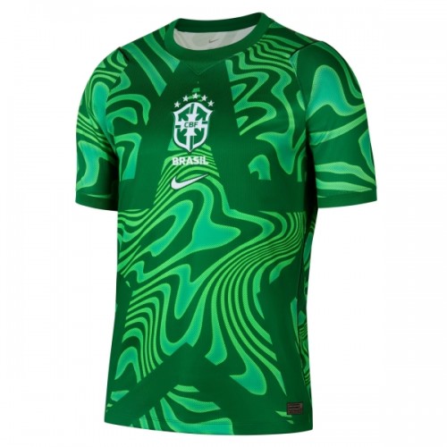 Fotbalový Dres Brazílie Domácí Dresy Brankářské Mistrovství Světa 2026 Zelená Fotbalový Dres Brazílie Domácí Dresy Brankářské Mistrovství Světa 2026 Zelená