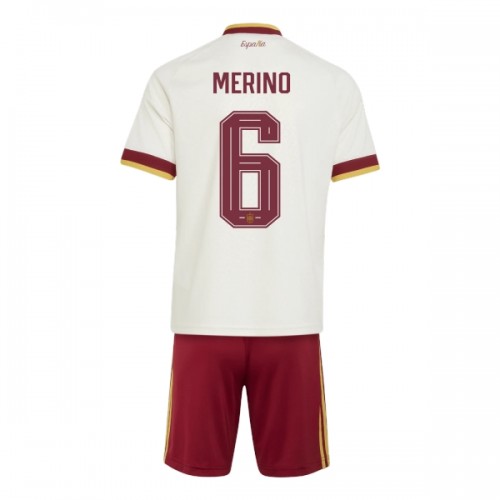Dětský Fotbalový Dres Španělsko Merino 6 Venkovní Dresy Mistrovství Světa 2026 Dětský Fotbalový Dres Španělsko Merino 6 Venkovní Dresy Mistrovství Světa 2026