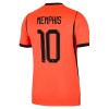Fotbalový Dres Nizozemsko Memphis 10 Domácí Dresy Mistrovství Světa 2026