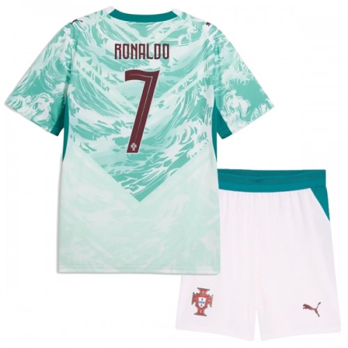 Dětský Fotbalový Dres Portugalsko Ronaldo 7 Venkovní Dresy Mistrovství Světa 2026 Dětský Fotbalový Dres Portugalsko Ronaldo 7 Venkovní Dresy Mistrovství Světa 2026