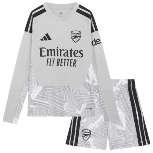 Dětský Fotbalový Dres Arsenal Domácí Dresy Brankářské 2026-27 Dlouhý Rukáv Dětský Fotbalový Dres Arsenal Domácí Dresy Brankářské 2026-27 Dlouhý Rukáv