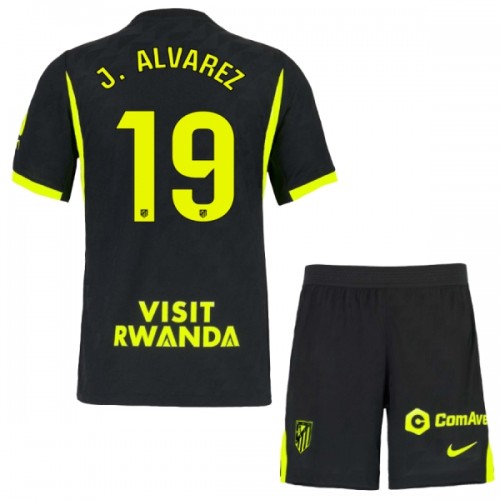 Dětský Fotbalový Dres Atlético Madrid J. Alvarez 19 Venkovní Dresy 2026-27 Dětský Fotbalový Dres Atlético Madrid J. Alvarez 19 Venkovní Dresy 2026-27