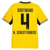 Fotbalový Dres Borussia Dortmund N. Schlotterbeck 4 Domácí Dresy 2026-27