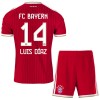 Dětský Fotbalový Dres FC Bayern Mnichov Luis Diaz 14 Domácí Dresy 2026-27 Dětský Fotbalový Dres FC Bayern Mnichov Luis Diaz 14 Domácí Dresy 2026-27