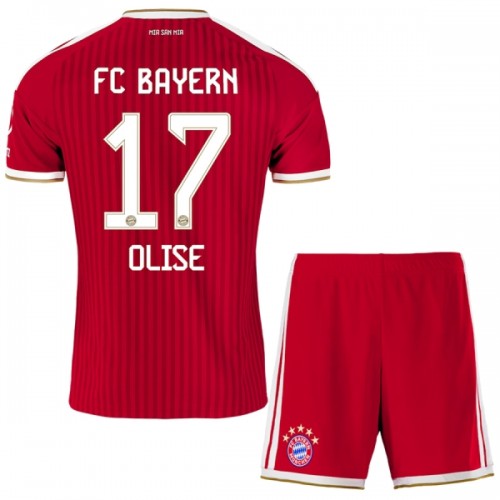 Dětský Fotbalový Dres FC Bayern Mnichov Olise 17 Domácí Dresy 2026-27 Dětský Fotbalový Dres FC Bayern Mnichov Olise 17 Domácí Dresy 2026-27