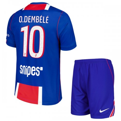 Dětský Fotbalový Dres Paris Saint-Germain O. Dembele 10 Domácí Dresy 2026-27 Dětský Fotbalový Dres Paris Saint-Germain O. Dembele 10 Domácí Dresy 2026-27
