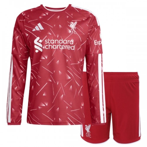Dětský Fotbalový Dres Liverpool Domácí Dresy 2026-27 Dlouhý Rukáv Dětský Fotbalový Dres Liverpool Domácí Dresy 2026-27 Dlouhý Rukáv
