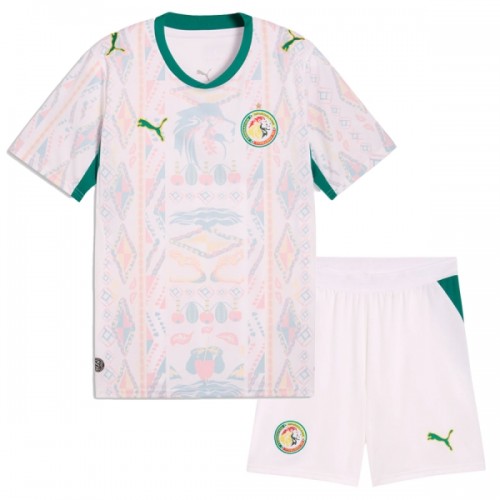 Dětský Fotbalový Dres Senegal Domácí Dresy Mistrovství Světa 2026 Dětský Fotbalový Dres Senegal Domácí Dresy Mistrovství Světa 2026