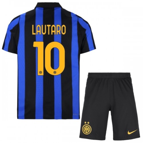 Dětský Fotbalový Dres Inter Milán Lautaro 10 Domácí Dresy 2026-27 Dětský Fotbalový Dres Inter Milán Lautaro 10 Domácí Dresy 2026-27