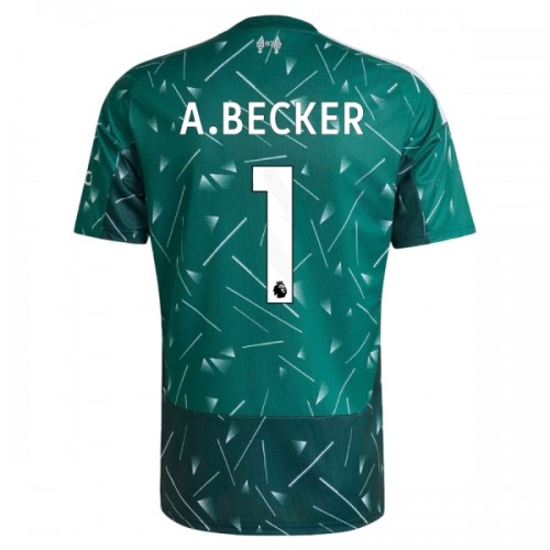 Fotbalový Dres Liverpool A. Becker 1 Domácí Dresy Brankářské 2026-27 Zelená Fotbalový Dres Liverpool A. Becker 1 Domácí Dresy Brankářské 2026-27 Zelená