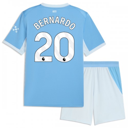 Dětský Fotbalový Dres Manchester City Bernardo 20 Domácí Dresy 2026-27 Dětský Fotbalový Dres Manchester City Bernardo 20 Domácí Dresy 2026-27