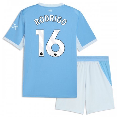 Dětský Fotbalový Dres Manchester City Rodrigo 16 Domácí Dresy 2026-27 Dětský Fotbalový Dres Manchester City Rodrigo 16 Domácí Dresy 2026-27