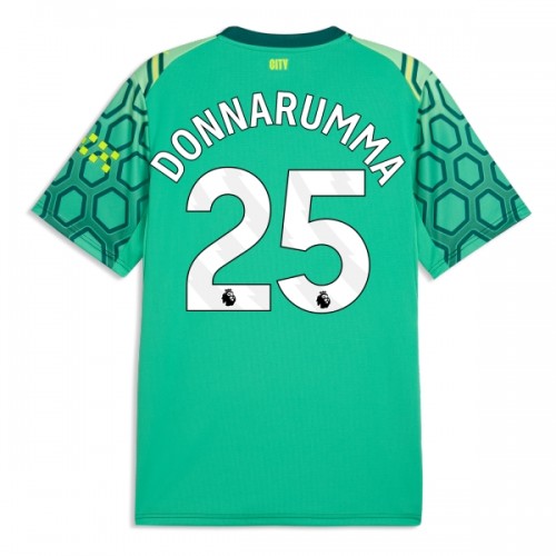 Fotbalový Dres Manchester City Donnarumma 25 Domácí Dresy Brankářské 2026-27 Zelená Fotbalový Dres Manchester City Donnarumma 25 Domácí Dresy Brankářské 2026-27 Zelená